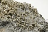 Pyrite, Sphalerite and Quartz Crystal Association - Peru #195646-3